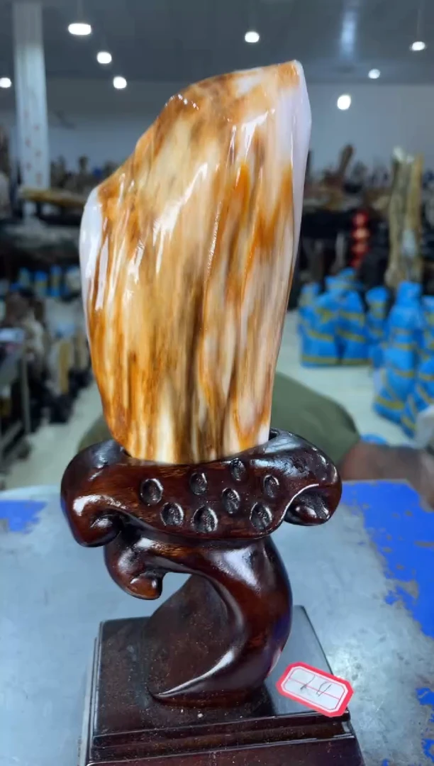 【闪购商品】硅化玉摆件未镶嵌3