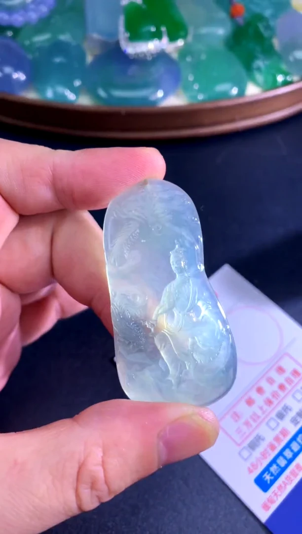 颈饰未镶嵌翡翠天然A货翡翠
