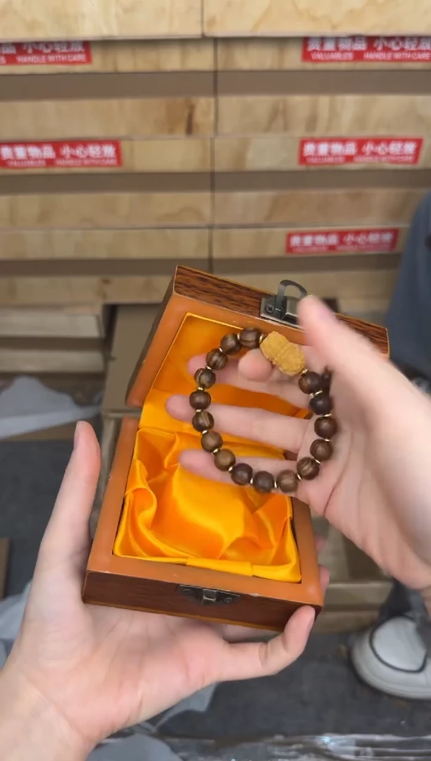 慈木器文玩阁花梨单圈手链接@@ys1764