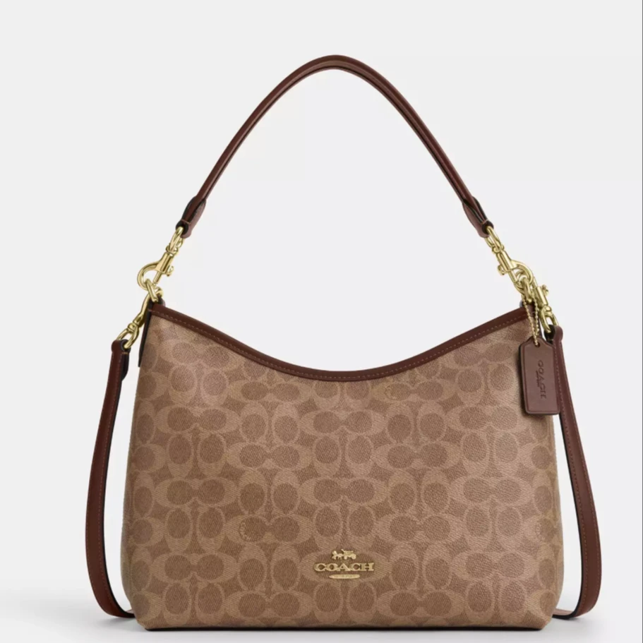 COACH/蔻驰焦糖 流浪包单肩斜挎包（尺寸31*23.5*10.5）