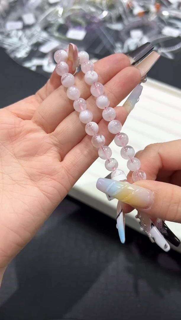 水晶手串未镶嵌35d多样性发其一【1条】默认微瑕