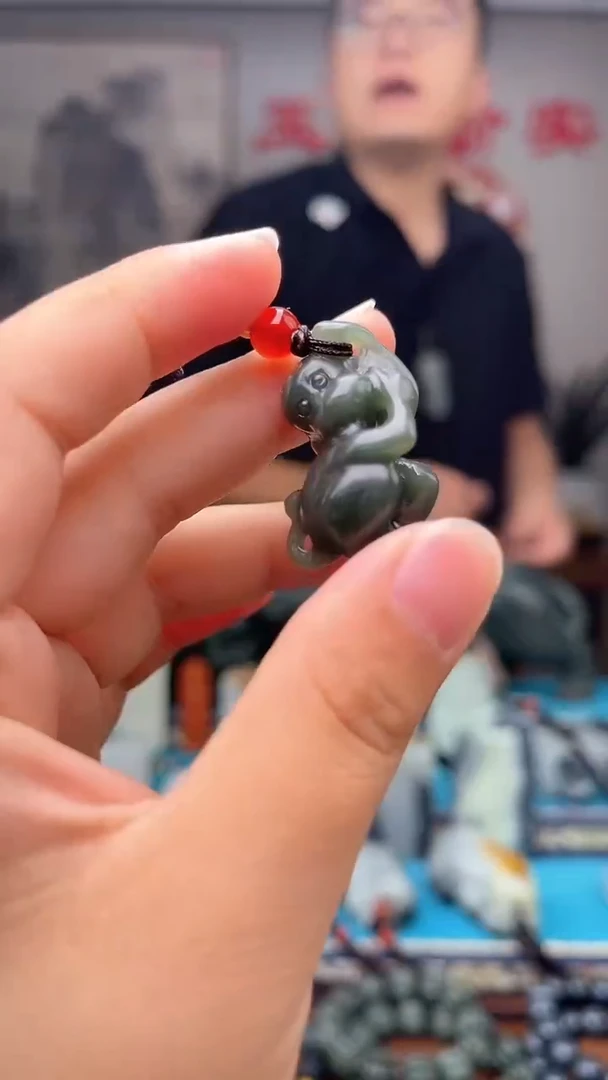 和田玉未镶嵌挂件1