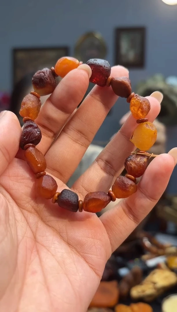 手串琥珀未镶嵌手串