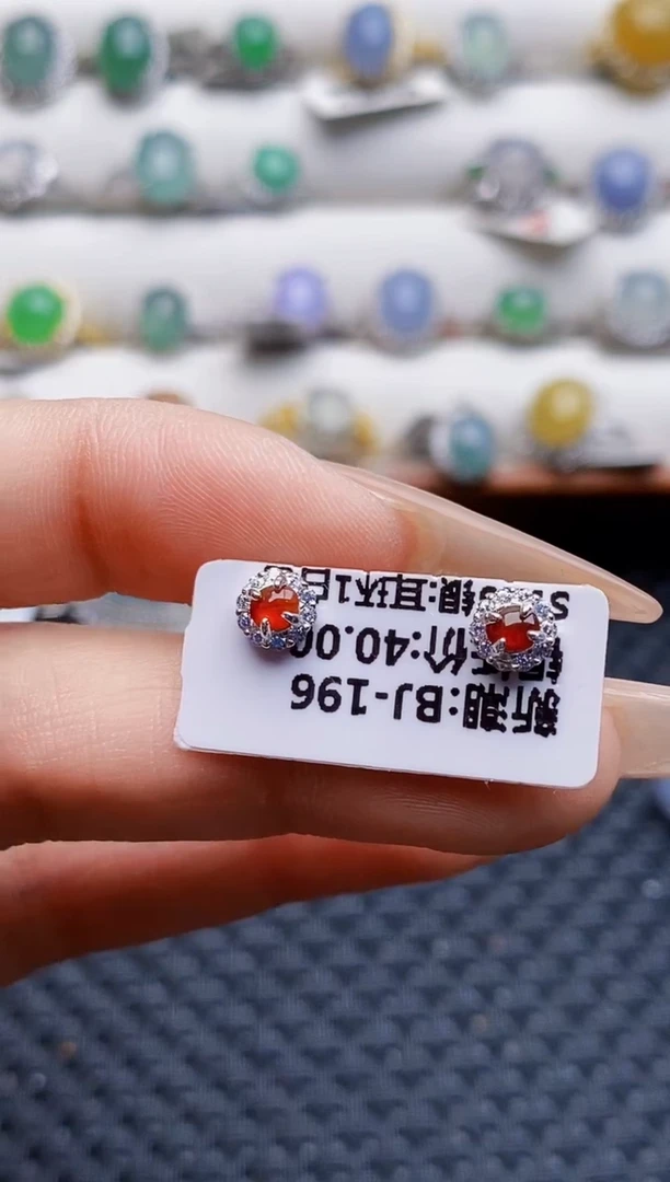 银S925镶嵌戒指翡翠2028