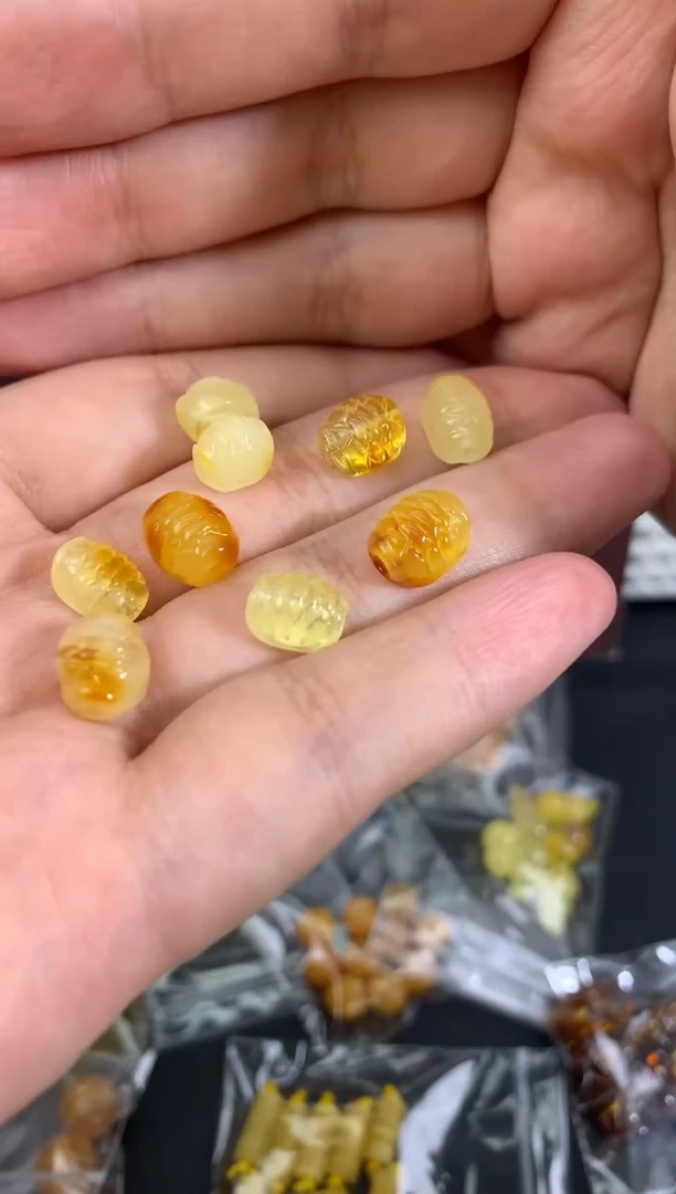 蜜蜡未镶嵌珠宝奇石13多样性发一件
