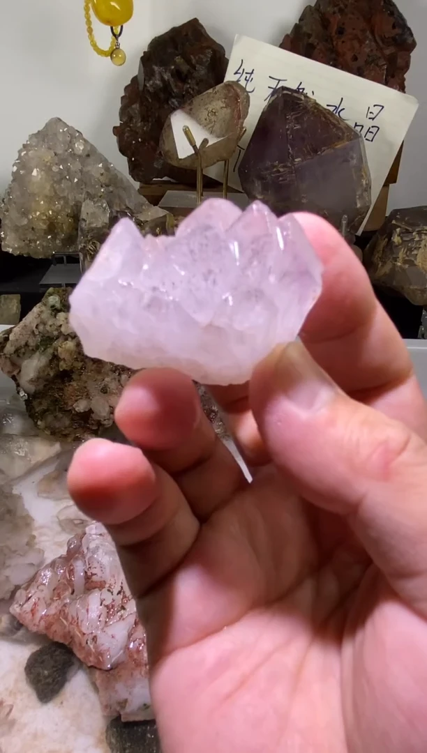 未镶嵌珠宝半成品水晶158号四川超七花园水晶