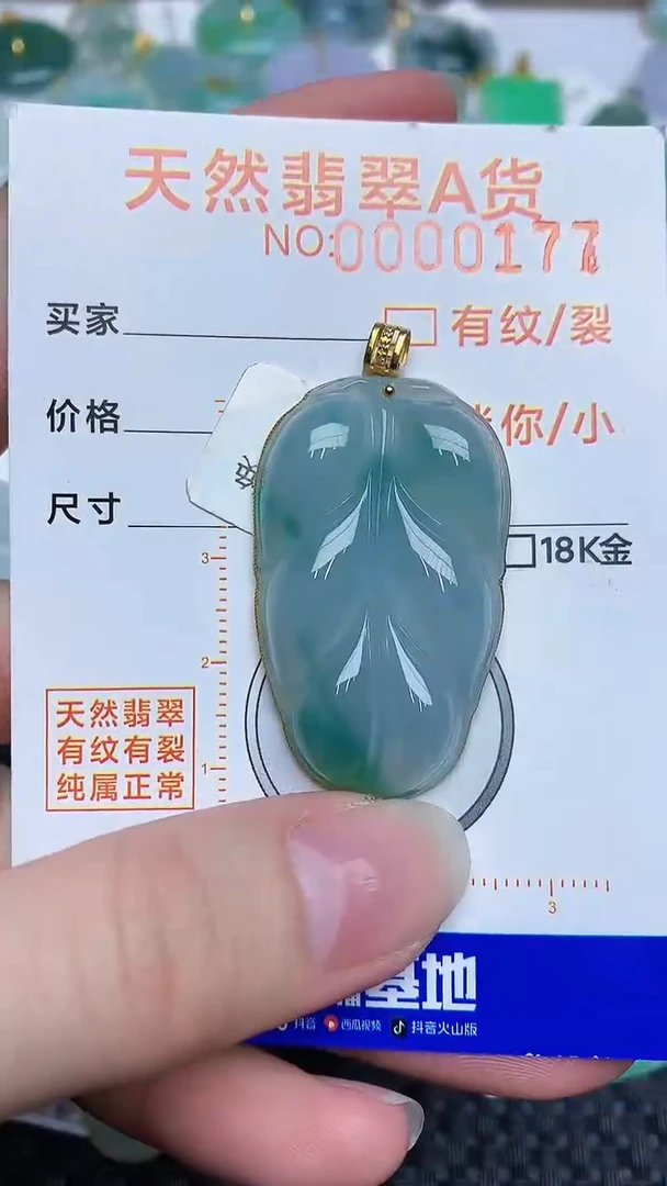【闪购商品】翡翠颈饰18K金镶嵌6786786876