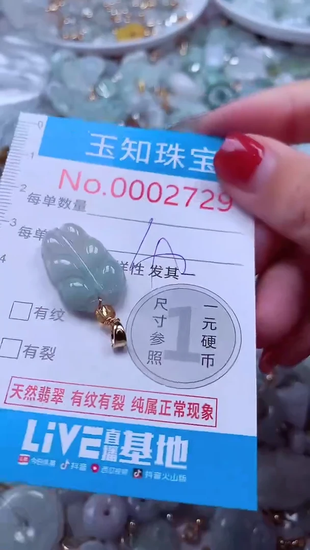吊坠(不含链)未镶嵌翡翠2729