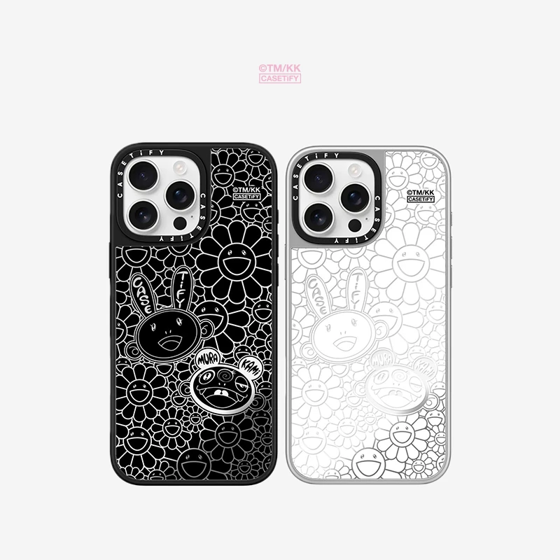 村上隆 x CASETiFY 联名 KAIKAI AND KIKI FLOWER BLOSSOM 手机壳