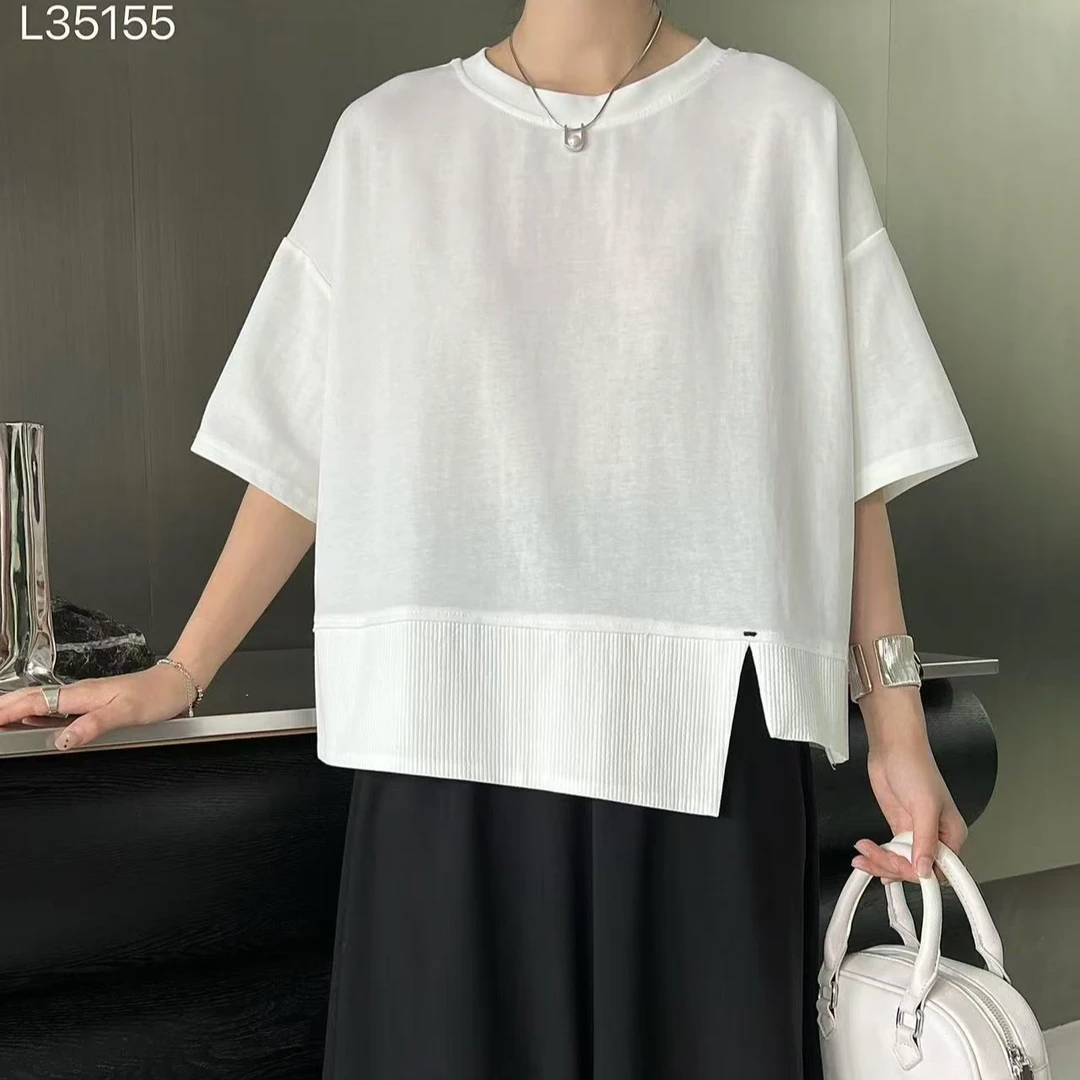 35155夏季新款简约风百搭短袖