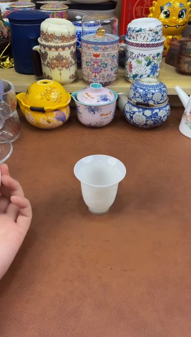 陶瓷茶具摆件旅行套组