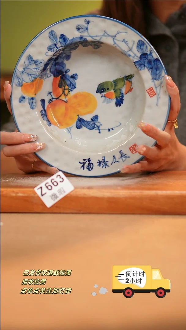 【闪购商品】瓷片WZ663 窑林瓷业陶瓷