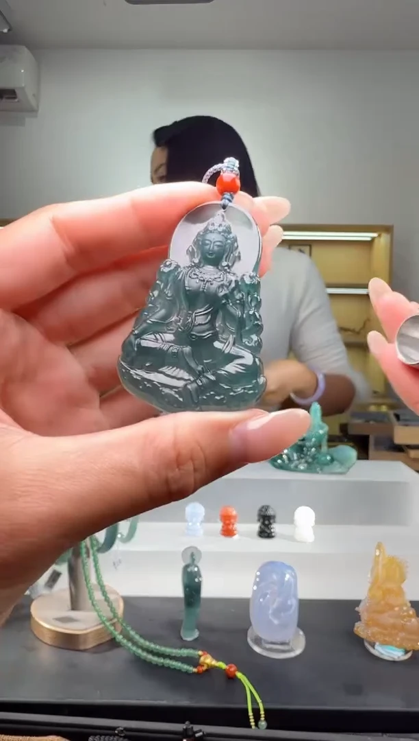 吊坠(不含链)未镶嵌翡翠度母