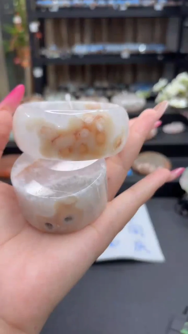 未镶嵌手镯石英质玉115(58圈赠送镯心)