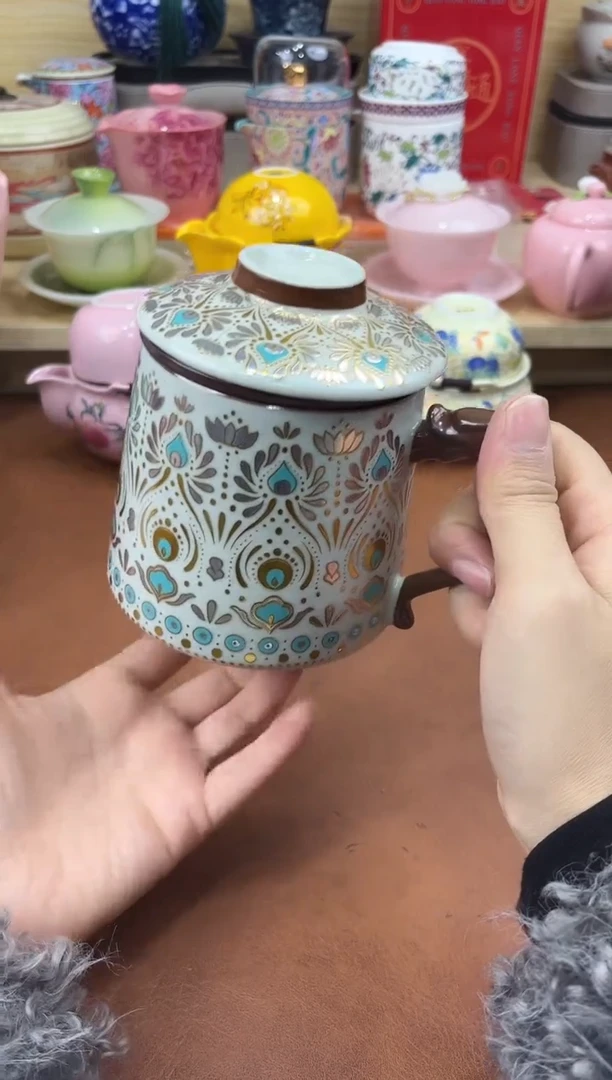 陶陶瓷茶具摆件旅行套组