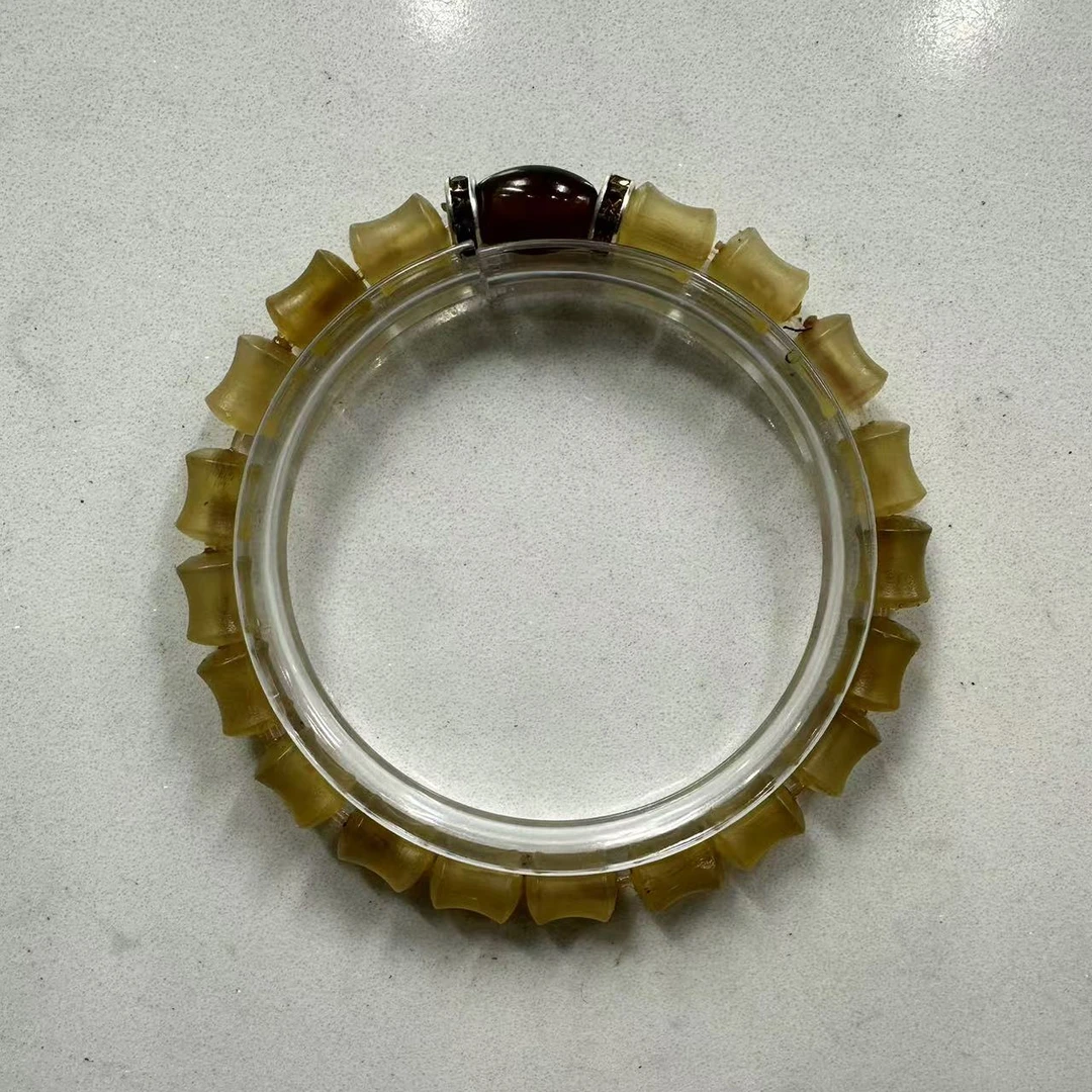 M27 牛骨竹节0.7cm单圈手串