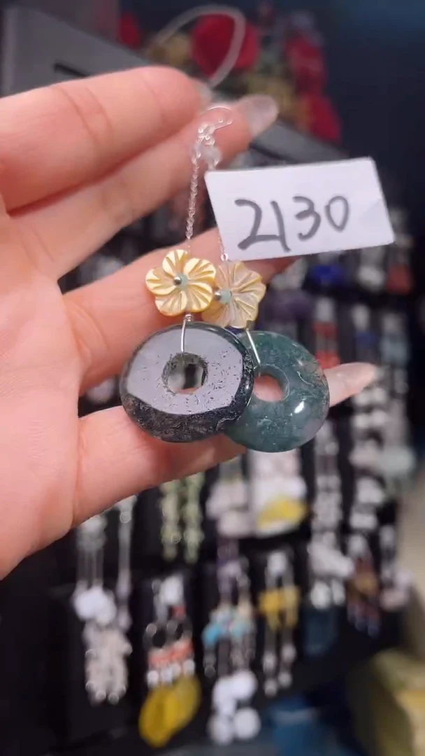 银S925镶嵌耳饰紫晶喜欢拍