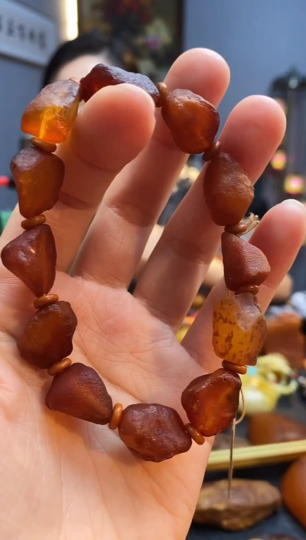 手串琥珀未镶嵌手串
