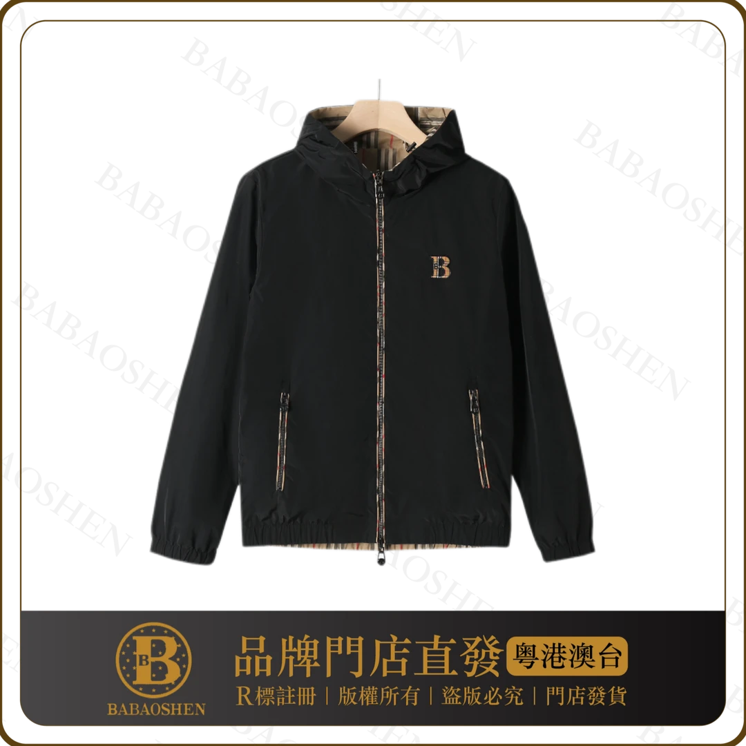 【9985-H】时尚百搭轻奢连帽夹克宽松休闲外套