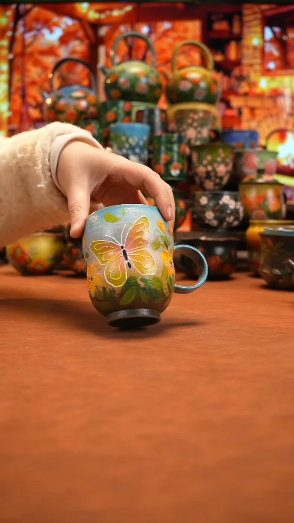 油画   釉下彩   杯子