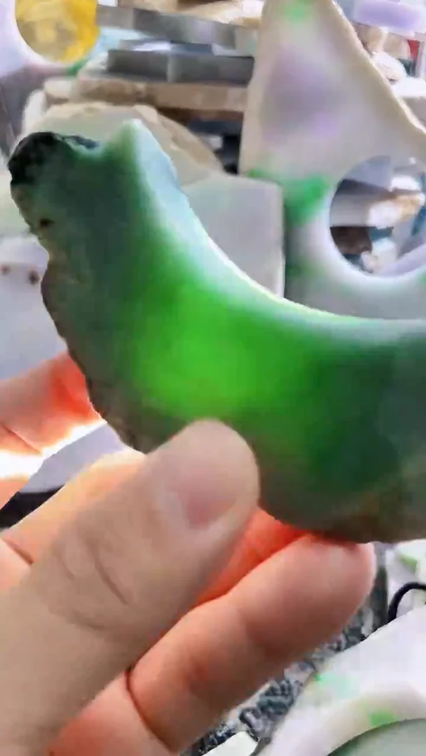 裸石翡翠天然货翡翠板料