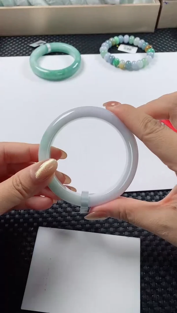 未镶嵌手镯翡翠基地发货H 9895  57+