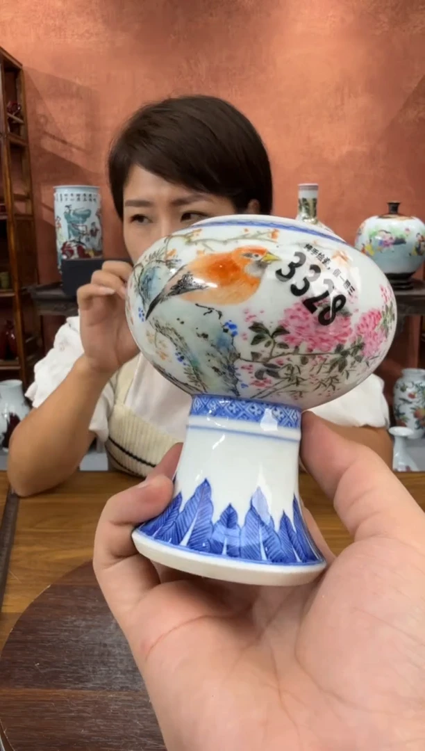 吴义松陶盟手绘陶瓷编码：3328