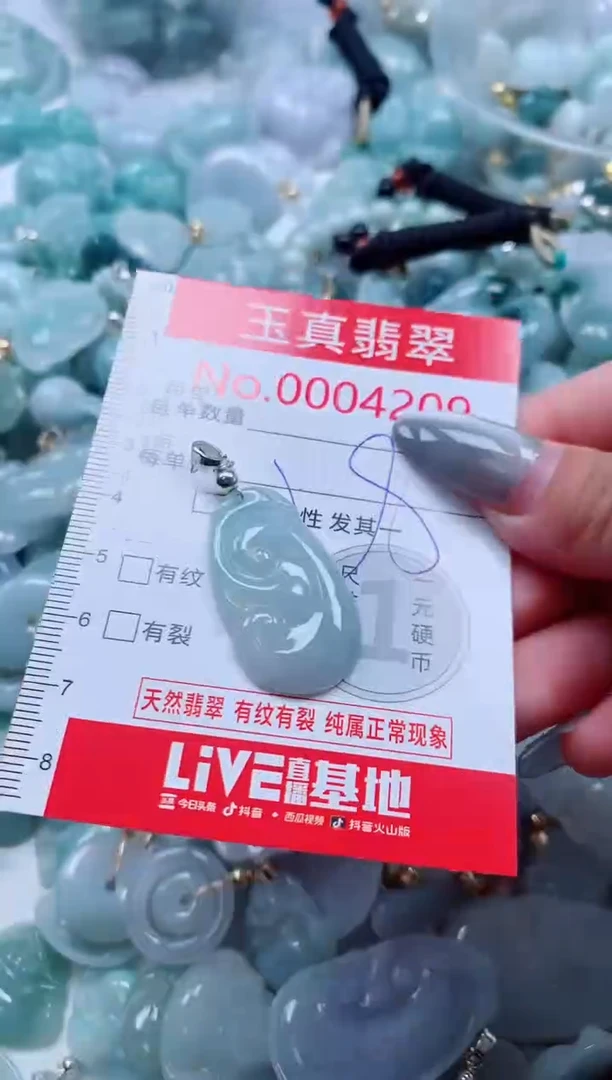 吊坠(不含链)未镶嵌翡翠4209