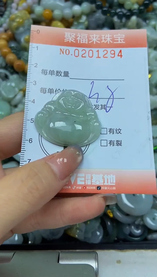 翡翠未镶嵌颈饰闪购0201294