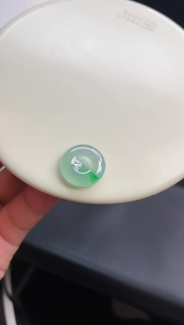 颈饰未镶嵌翡翠【61】平安扣 尺寸 17.3   4.7mm