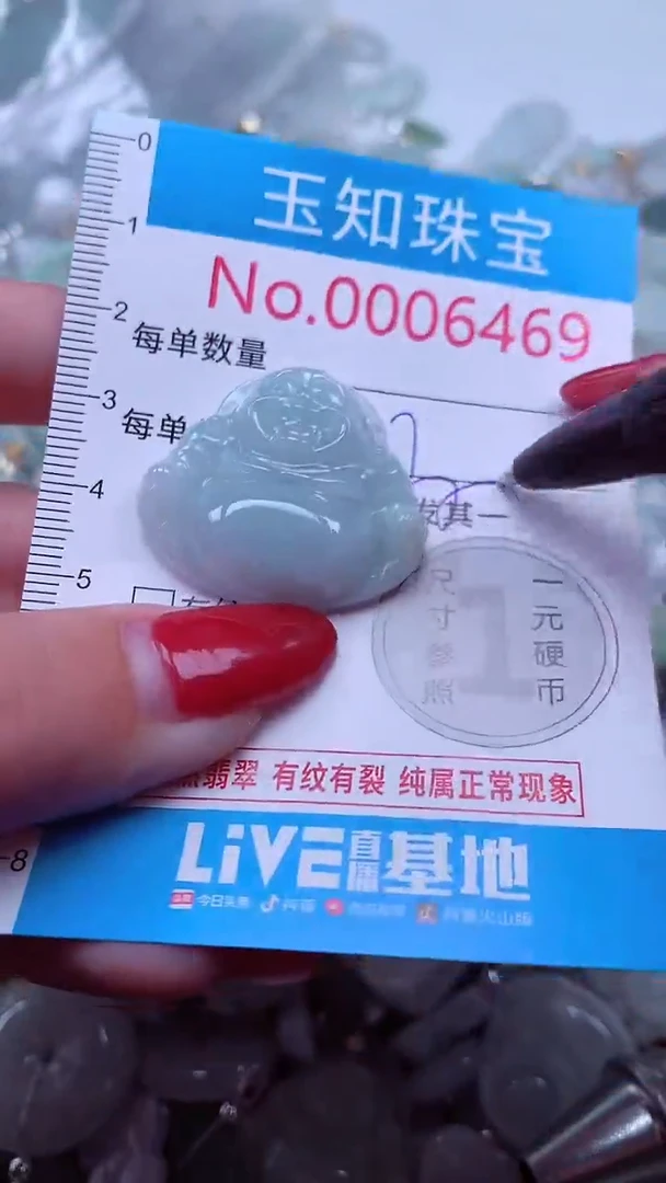 吊坠(不含链)未镶嵌翡翠6469