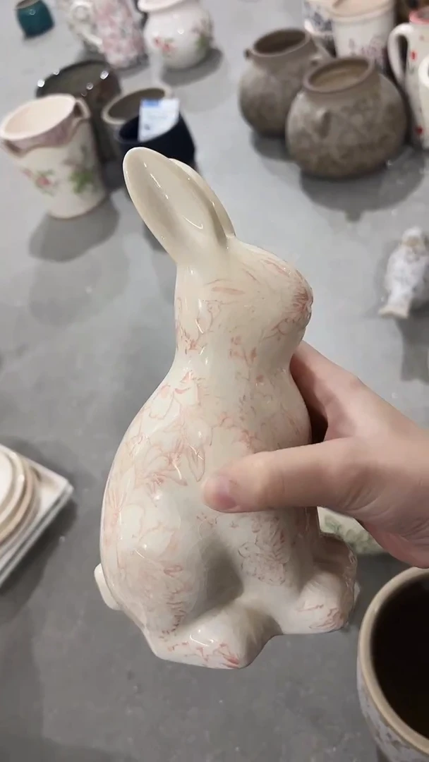 【闪购商品】陶瓷陶瓷花盆高21cm内口14.5cm