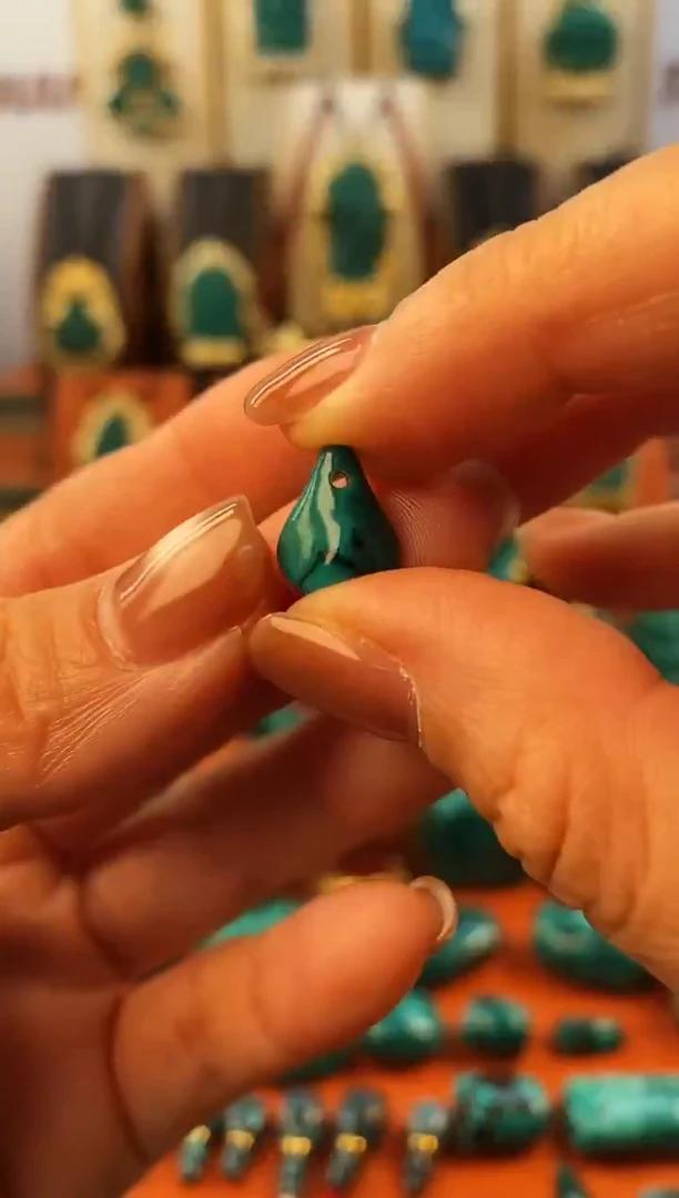 未镶嵌绿松石.网花 侧挂