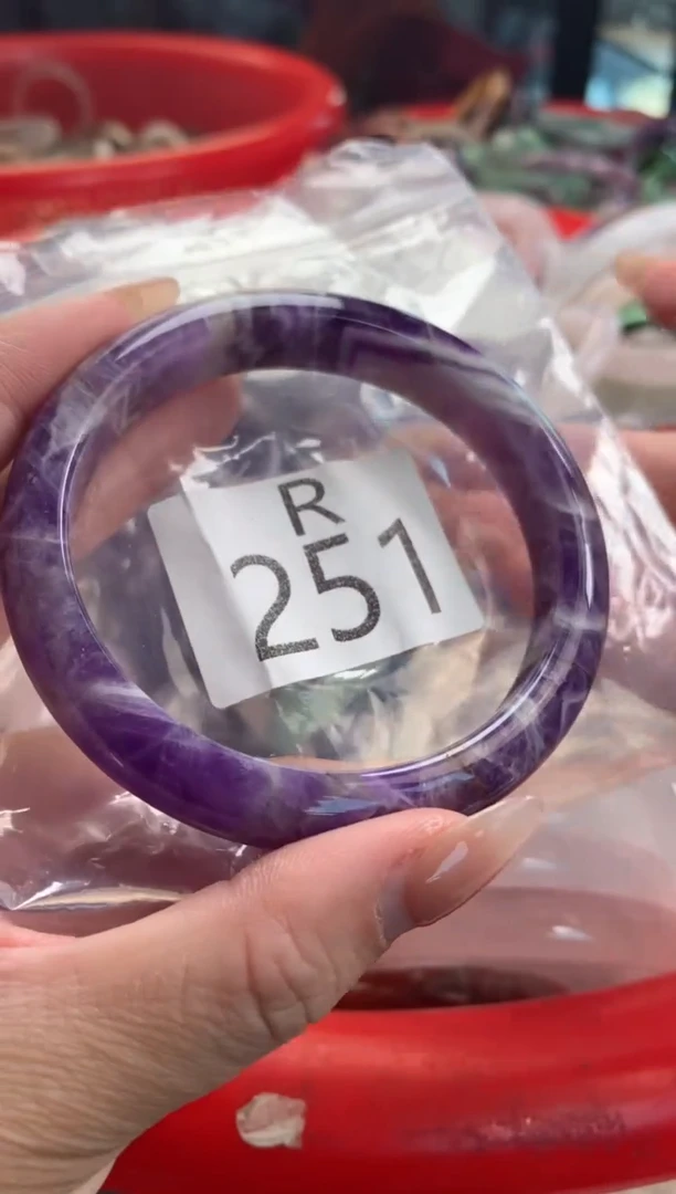 水晶珠宝半成品未镶嵌水晶手镯251-62