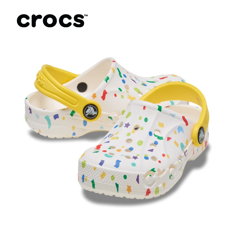 CROCS/卡骆驰【贝雅印花小Clog T】欧若风洞洞鞋 |209728/209729
