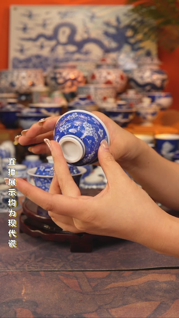 景德镇手工手绘陶瓷杯