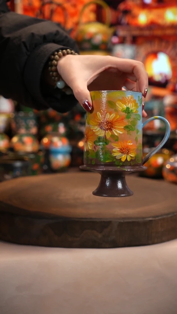 油画   釉下彩   杯子