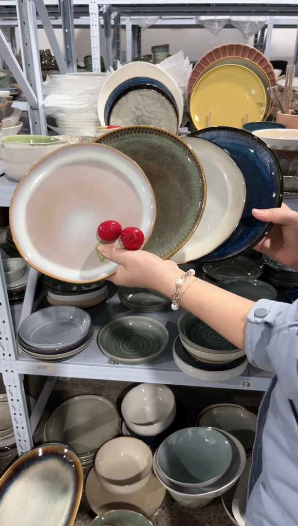 【闪购商品】瓷片外贸尾货瑕疵满20包邮X4 小盘组合