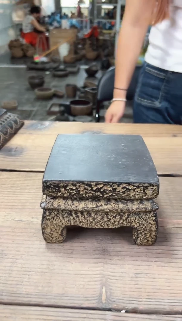 陶土【火山泥】素面案头方几