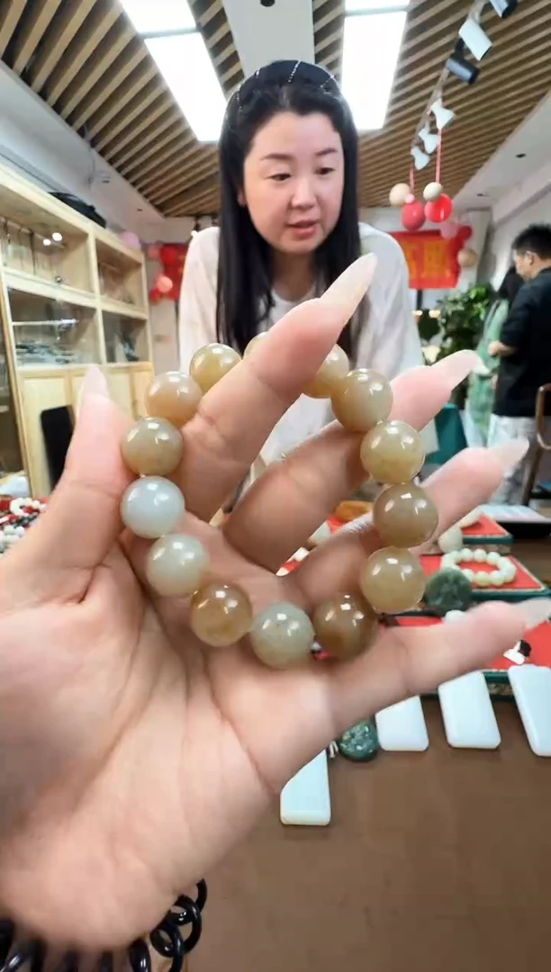 和田玉未镶嵌吊坠(不含链)手串
