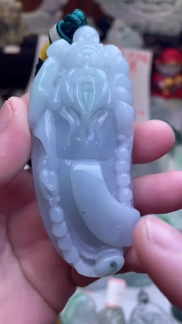 颈饰未镶嵌翡翠财神