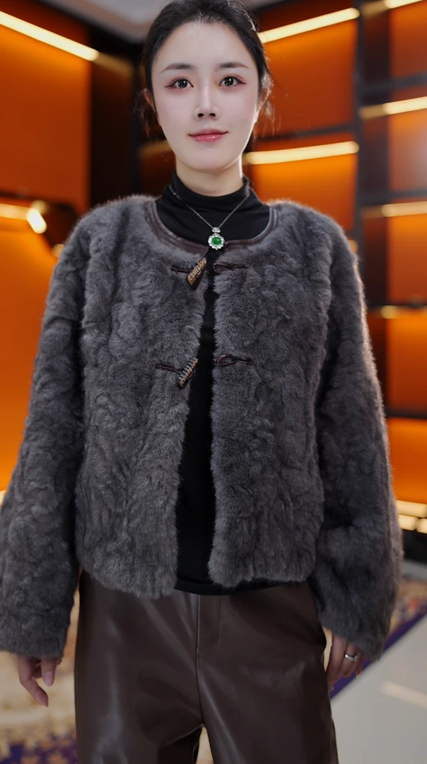 2025雪兰貂保暖短款外套9