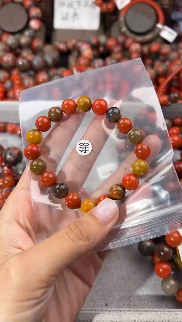 南红玛瑙手串未镶嵌10