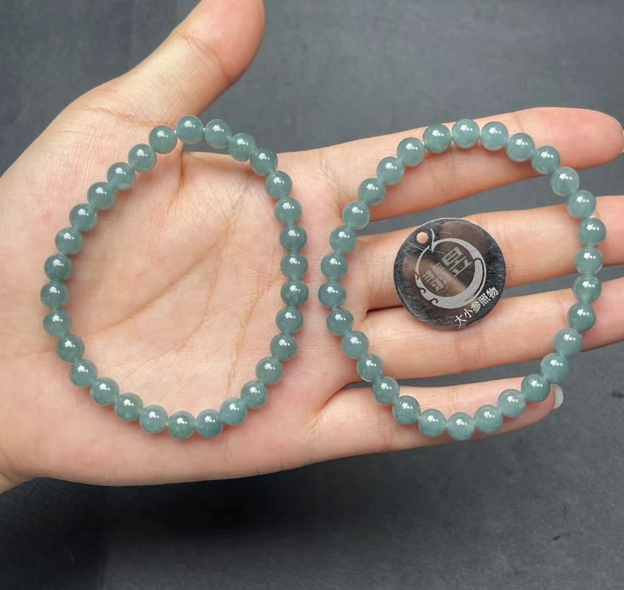 35685T18-3N4-天然A货翡翠手串/约6+/约28颗-多样性发其一C