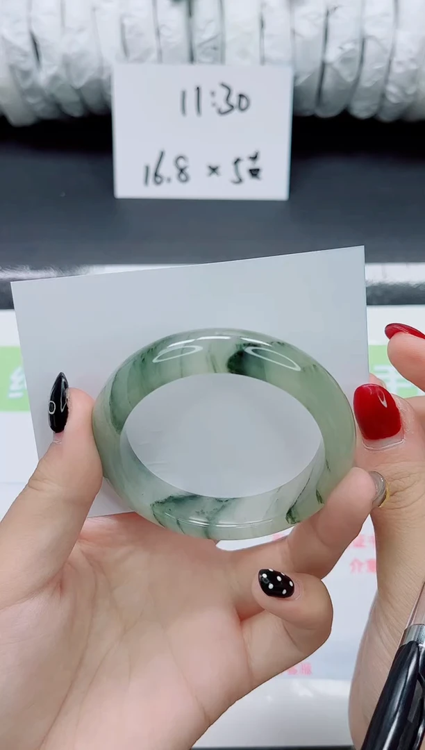 未镶嵌手镯石英质玉0155-52