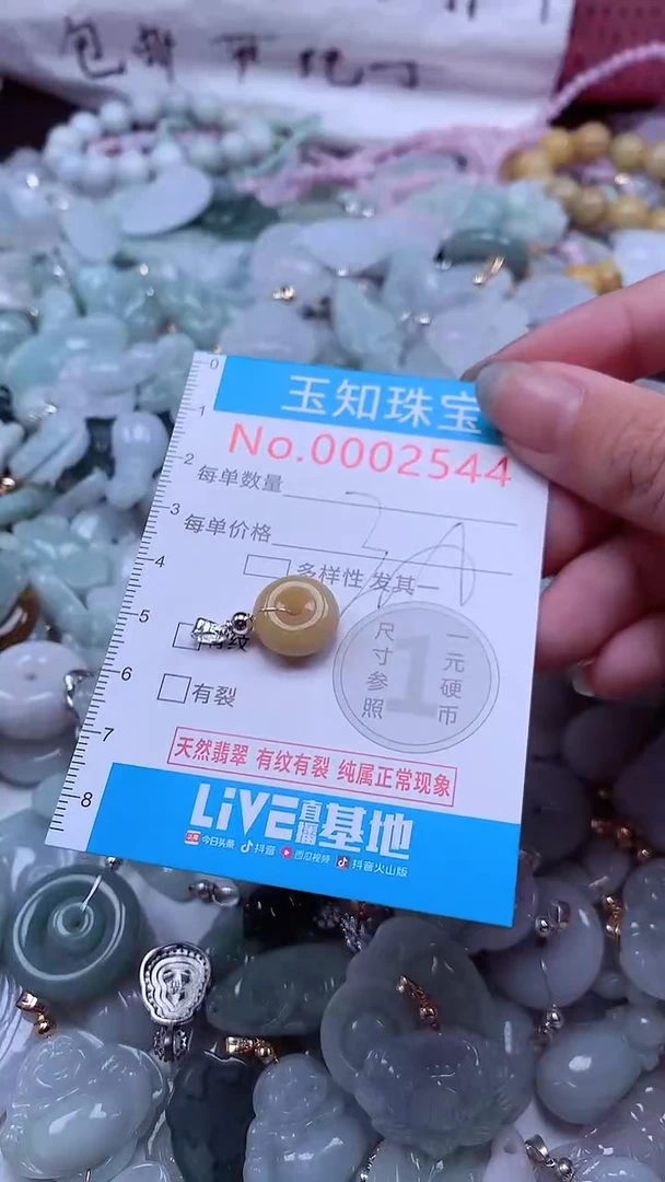 翡翠未镶嵌吊坠(不含链)2544