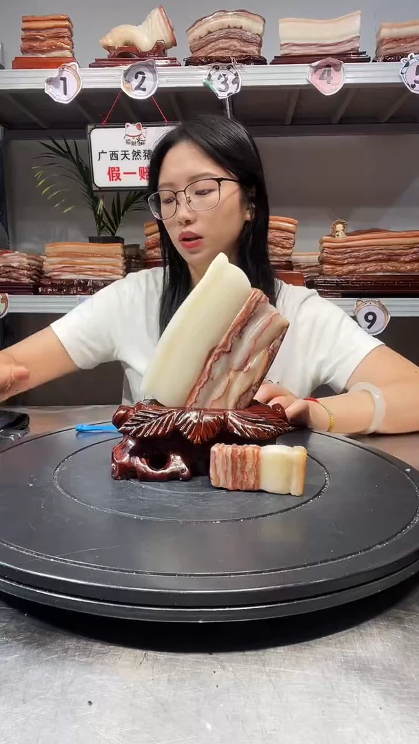 石材天然石材柳州猪肉石15-18-2.5