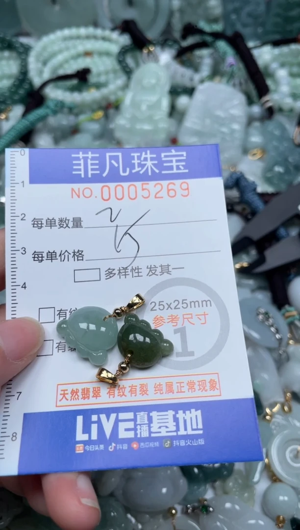 【闪购商品】翡翠颈饰未镶嵌00..5269