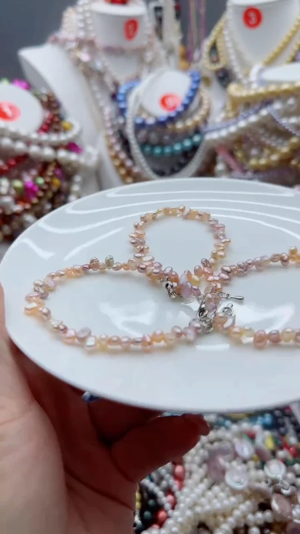 淡水珍珠未镶嵌颈饰1