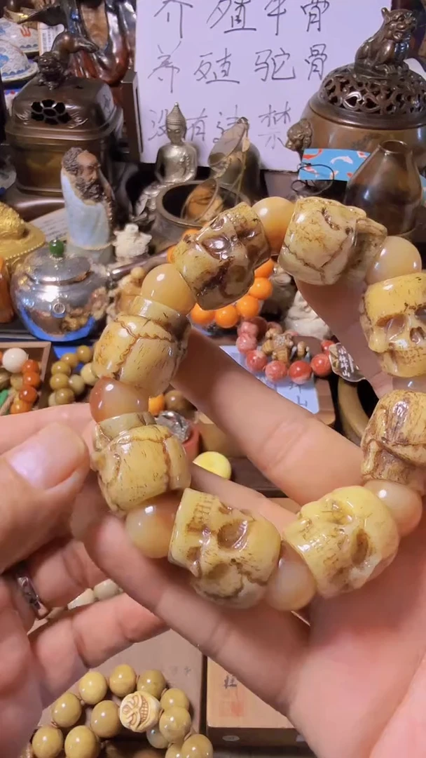 回流直播间手把件摆件